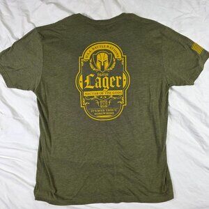 5.11 Tactical Battle Rations Mens XL Green T Shirt Casual Outdoors Walking